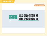 蘇科版八年級(jí)下冊(cè)數(shù)學(xué) 第11章 11.3.2建立反比例函數(shù)模型解決跨學(xué)科問題 習(xí)題課件