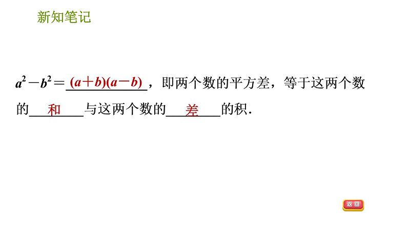 湘教版七年级下册数学 第3章 3.3.1 用平方差公式因式分解 习题课件03