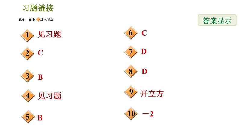 人教版七年级下册数学 第6章 6.2 立方根 习题课件第2页