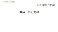 初中数学华师大版七年级下册10.4 中心对称习题课件ppt