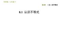 初中数学华师大版七年级下册8.1 认识不等式习题ppt课件