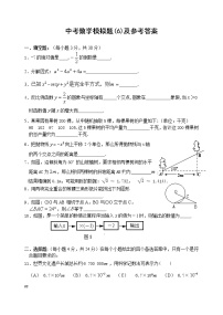 中考数学模拟试题与答案6