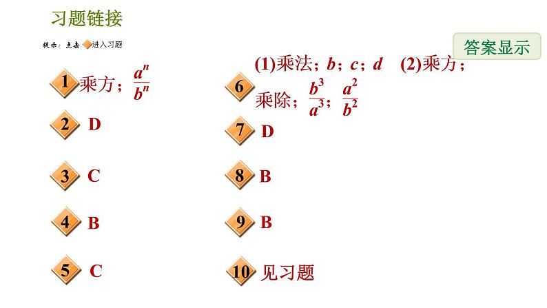 北师版八年级下册数学 第5章 5.2.2  分式的乘方 习题课件第2页