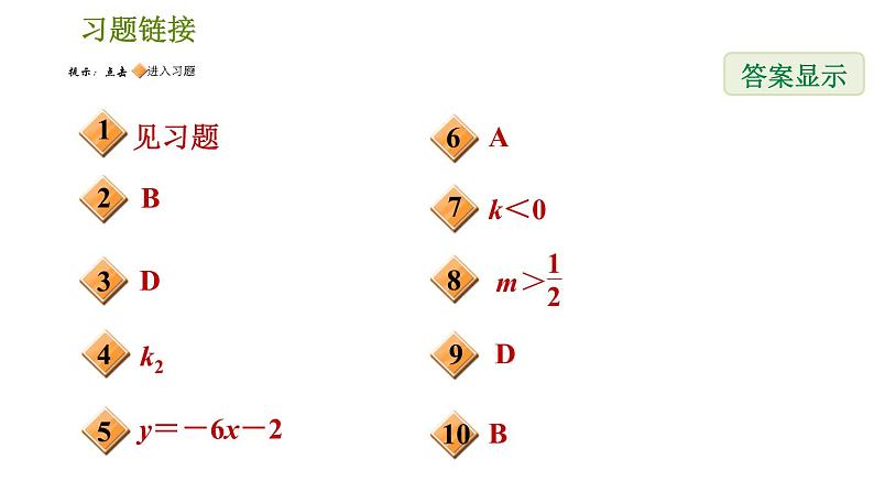 人教版八年级下册数学 第19章 19.2.4  一次函数的图象和性质 习题课件02