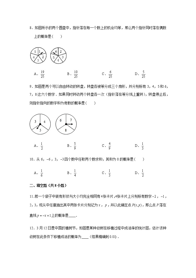 北师大版九年级上册数学《概率的进一步认识》同步练习题03
