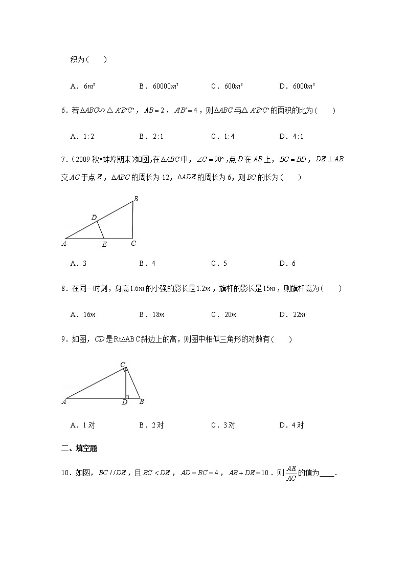 北师大版九年级上册数学《图形的相似》综合练习题02