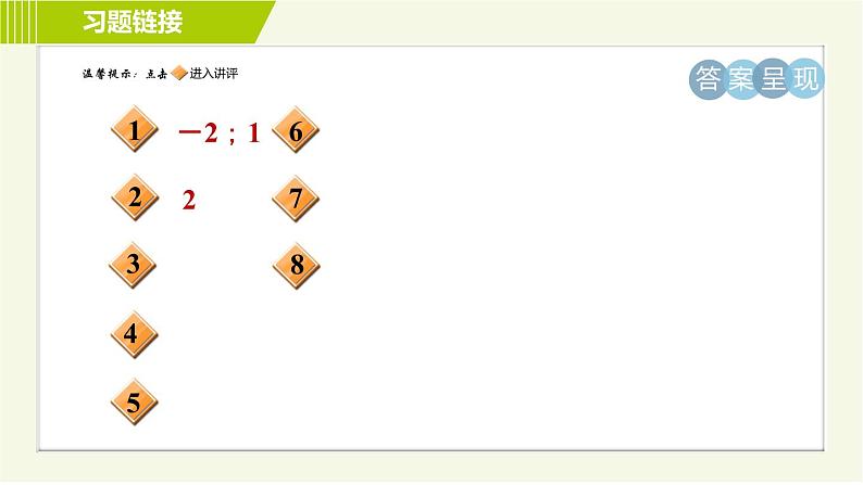 浙教版七年级下册数学 第2章 专题提升训练（一）含字母系数的方程组的应用 习题课件02