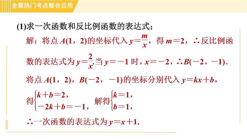 苏科版八年级下册数学 第11章 全章热门考点整合应用 习题课件第8页