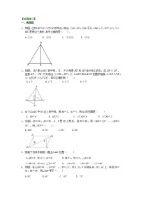 2021学年12.2 三角形全等的判定课时练习