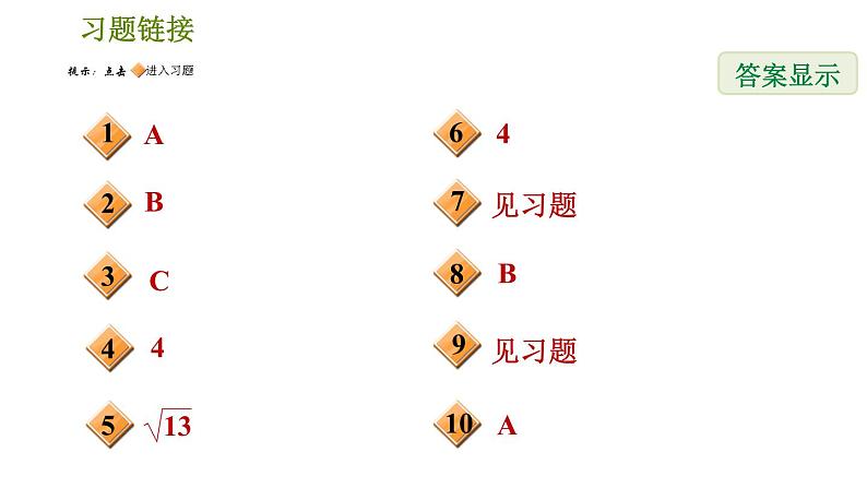 华师版八年级下册数学 第19章 全章整合与提升 习题课件02