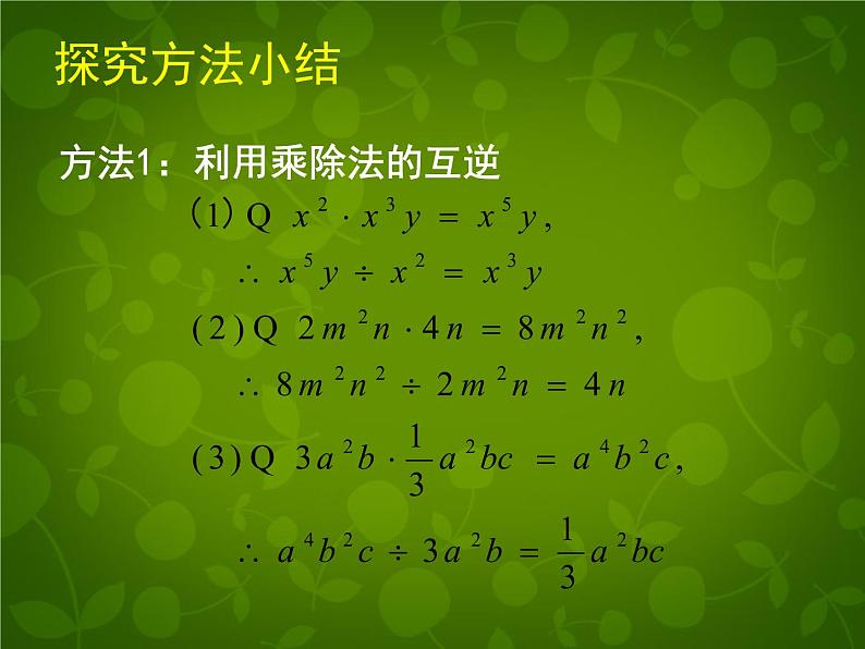 北师大初中数学七下《1.7整式的除法》PPT课件 (4)第5页