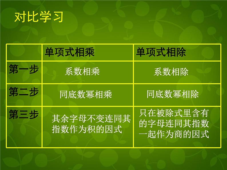 北师大初中数学七下《1.7整式的除法》PPT课件 (4)第8页