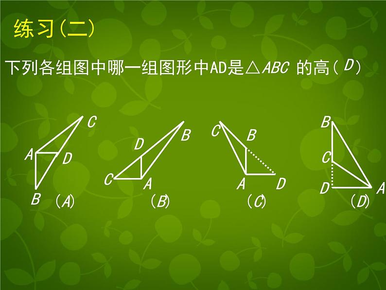 北师大初中数学七下《4.1认识三角形》PPT课件 (25)第3页