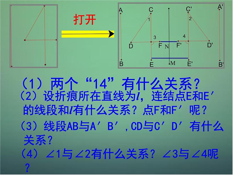 北师大初中数学七下《5.2探索轴对称的性质》PPT课件 (7)05