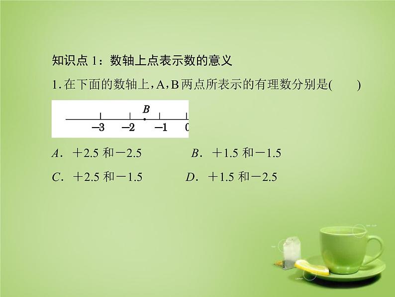 北师大初中数学七上《2.2 数轴》PPT课件 (8)第6页