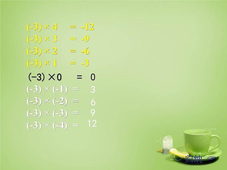 北师大初中数学七上《2.7 有理数的乘法》PPT课件 (11)第8页