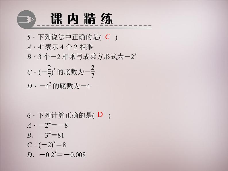 北师大初中数学七上《2.9 有理数的乘方》PPT课件 (1)05