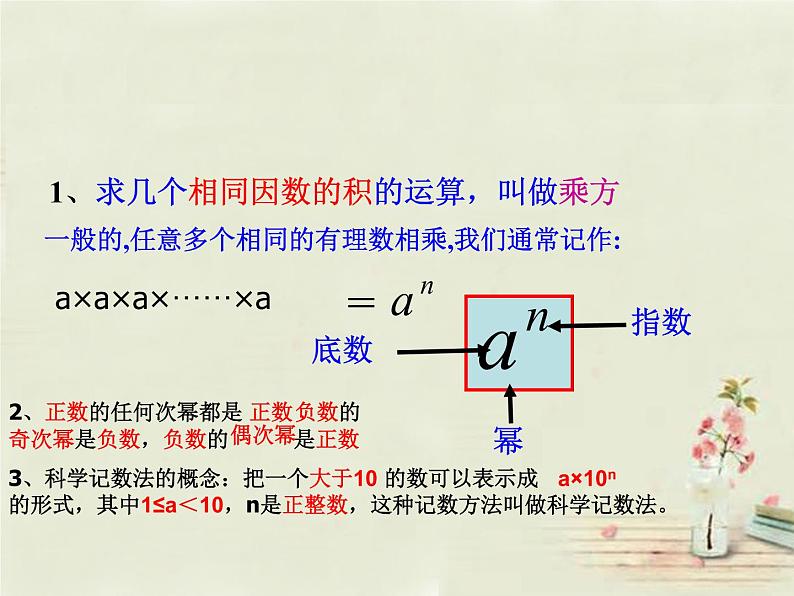 北师大初中数学七上《2.0第二章 有理数及其运算》PPT课件 (9)第3页