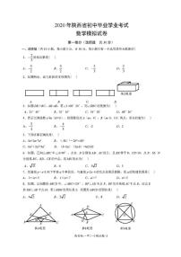 2020年西安市西安铁一中第一次模拟中考数学试卷（PDF版无答案）