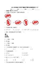 2020-2021学年七年级数学苏科版下册期中必刷模拟卷（3）