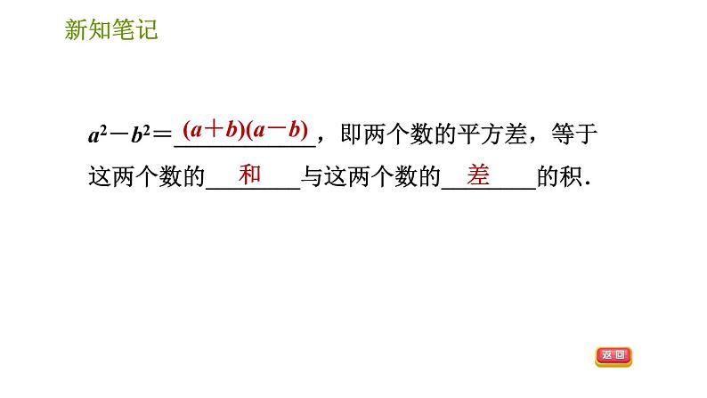 湘教版七年级下册数学 第3章 3.3.1 用平方差公式因式分解 习题课件03