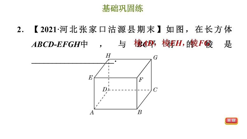 冀教版七年级下册数学 第7章 7.3 平行线 习题课件05