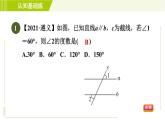 冀教版七年级下册数学 第7章 7.5 7.5.1  平行线的性质 习题课件