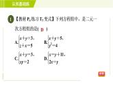 冀教版七年级下册数学 第6章 6.1  目标二 二元一次方程组 习题课件