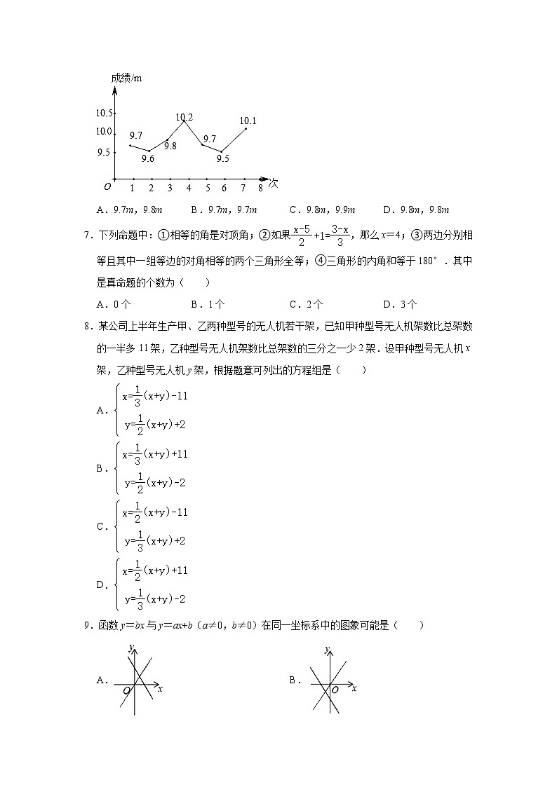 山东省济南市济阳区2021-2022学年八年级上学期期末数学试卷（word版 含答案）02