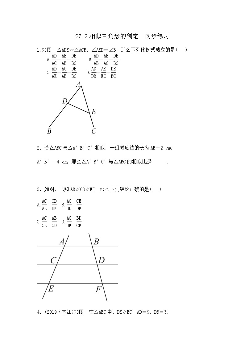 27.1.2相似多边形  PPT课件（送教案+练习）01