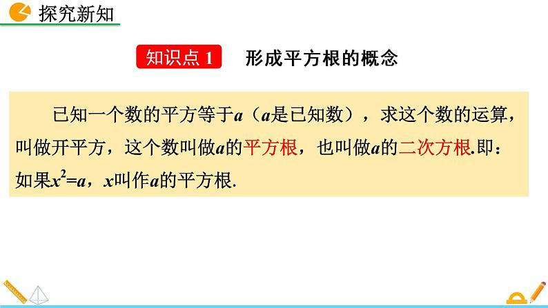 6.1 平方根-2021-2022学年人教版七年级数学下册课件（共15张PPT）第4页