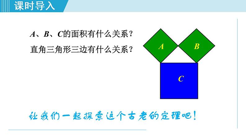 人教版八年级数学下册 17.1.1勾股定理 课件04