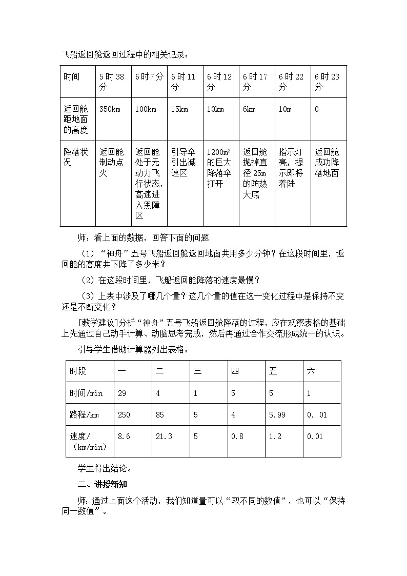 冀教版八年级下册数学 第20章 【教学设计】自变量的取值范围02