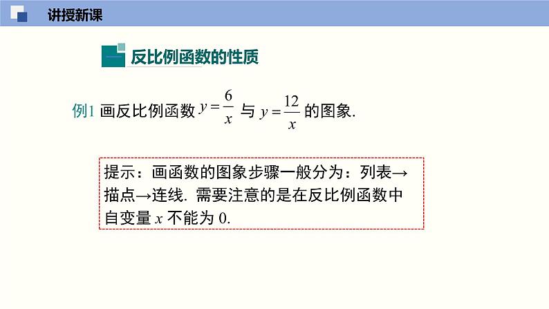 6.2.2反比例函数的图象与性质2(共35张PPT)--2021-2022学年九年级数学上册同步（北师版）第5页