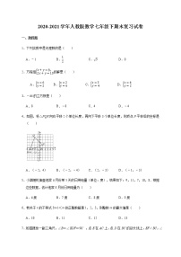 期末同步复习试卷 2020-2021学年七年级数学人教版下册（Word版 无答案）