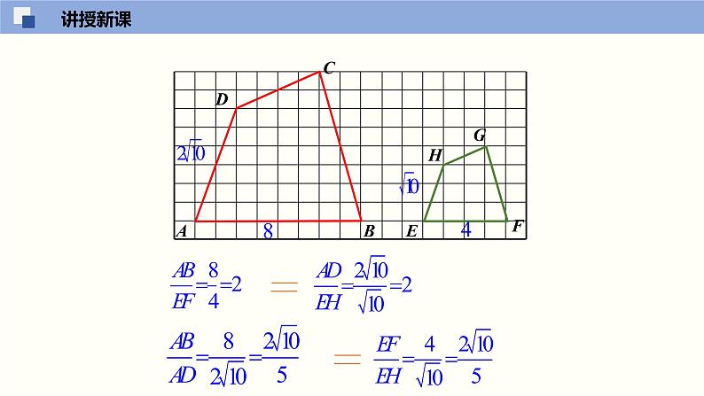 4.1.1成比例线段（1）（共21张PPT）--2021-2022学年九年级数学上册同步精品课堂（北师版）08