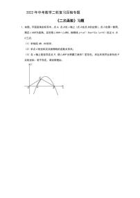 2022年中考数学二轮复习压轴专题：二次函数（题目+解析版）