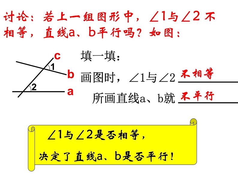 2020-2021学年苏科版七年级数学下册-7.1探索直线平行的条件（1）课件第4页