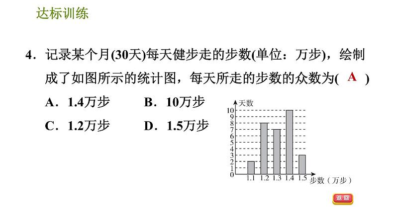 华师版八年级下册数学 期末提分练案 第8课时　数据的整理与初步处理 习题课件第8页