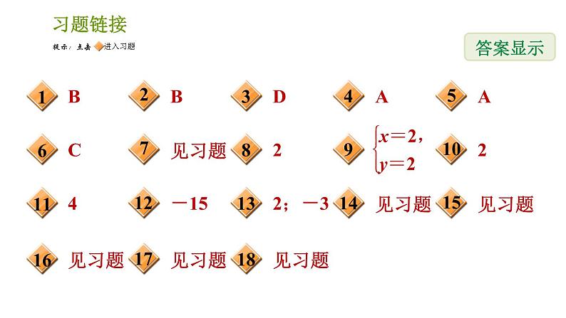 湘教版七年级下册数学 第1章 阶段综合训练【范围：1.1～1.2】 习题课件02