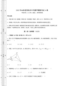 [中考专题]2022年山东省青岛市中考数学模拟考试 A卷（含答案及详解）