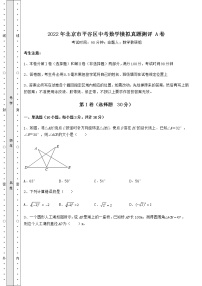 【真题汇编】2022年北京市平谷区中考数学模拟真题测评 A卷（精选）