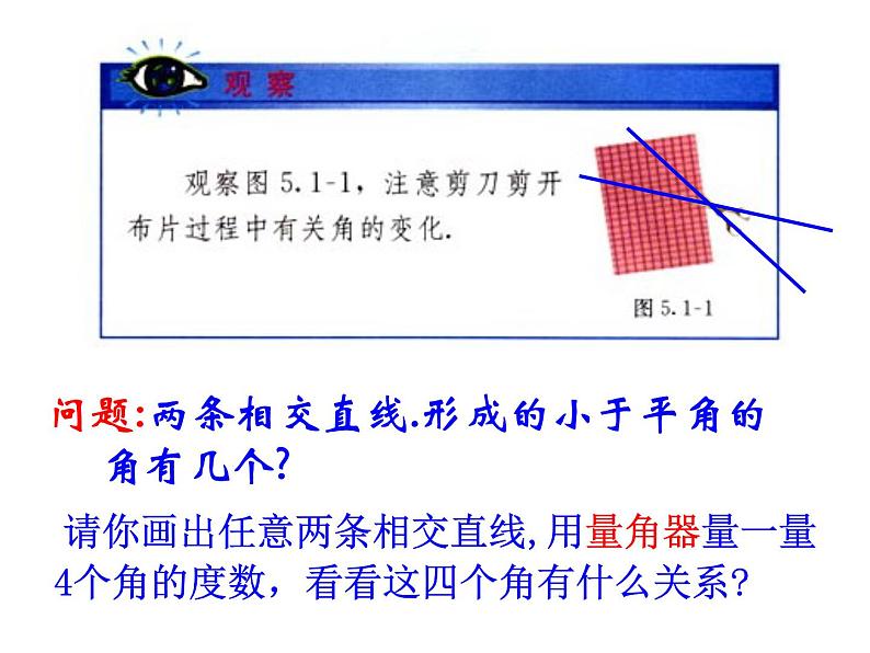 5.1.1 相交线课件PPT第7页