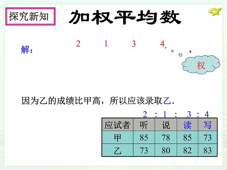 20.1.1 平均数（1）课件PPT04