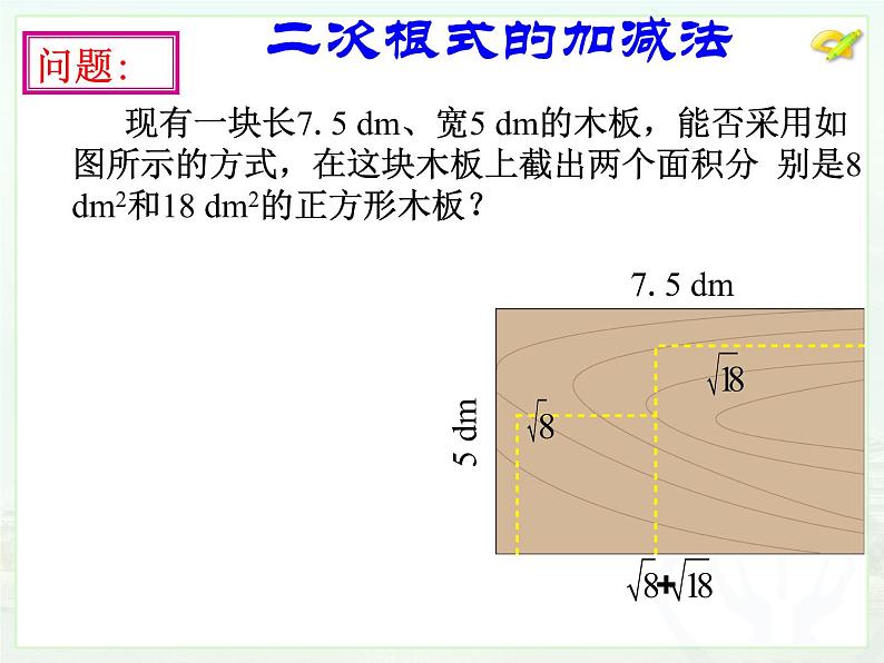 二次根式的加减法（1）课件PPT第3页