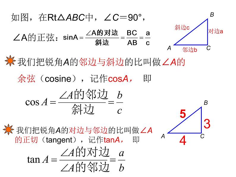 第2课时  锐角三角函数课件PPT第1页