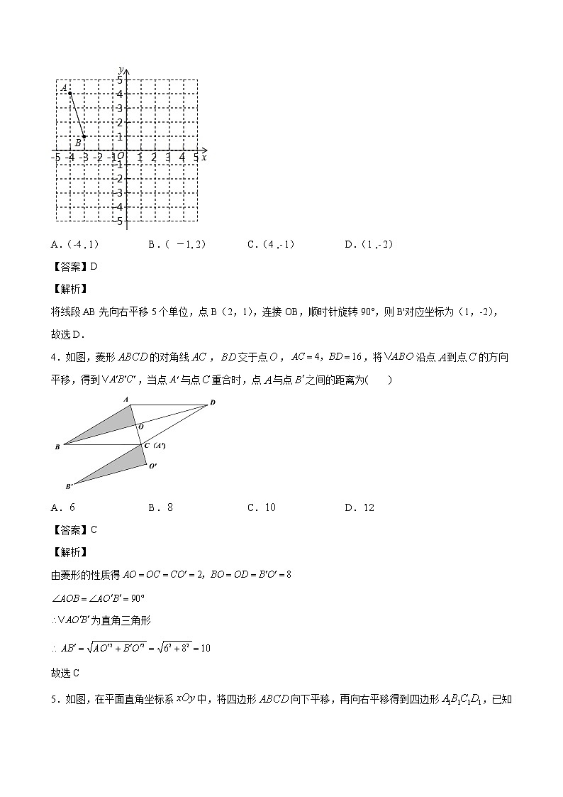 2021年初中数学二轮复习 专题训练 图形与变换 作业第2页