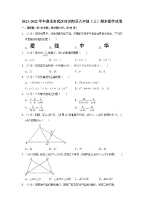 2021-2022学年湖北省武汉市汉阳区八年级（上）期末数学试卷  解析版