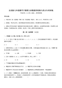 初中数学北京课改版七年级下册第九章  数据的收集与表示综合与测试精练