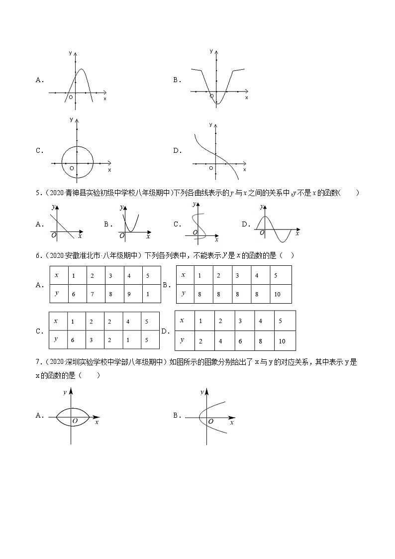 专题19.1函数（讲练）-（原卷版）第3页